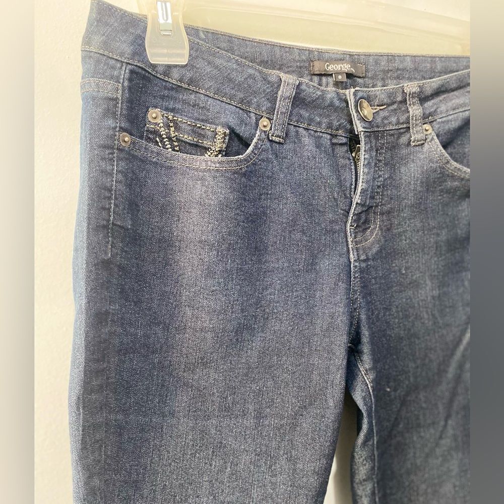 Dark Blue Jeans with Subtle Fading George - Picture 3 of 6